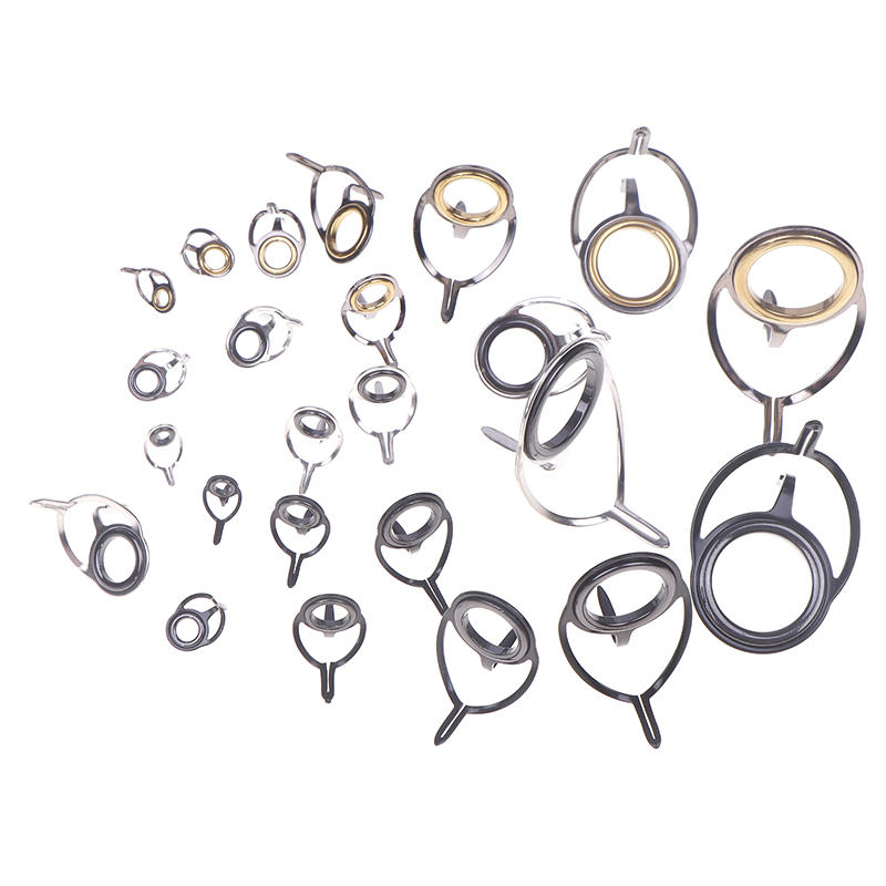 8Pcs Fishing Tackle Stainless  - Fishing Rod Tip Replacement 评论和价格