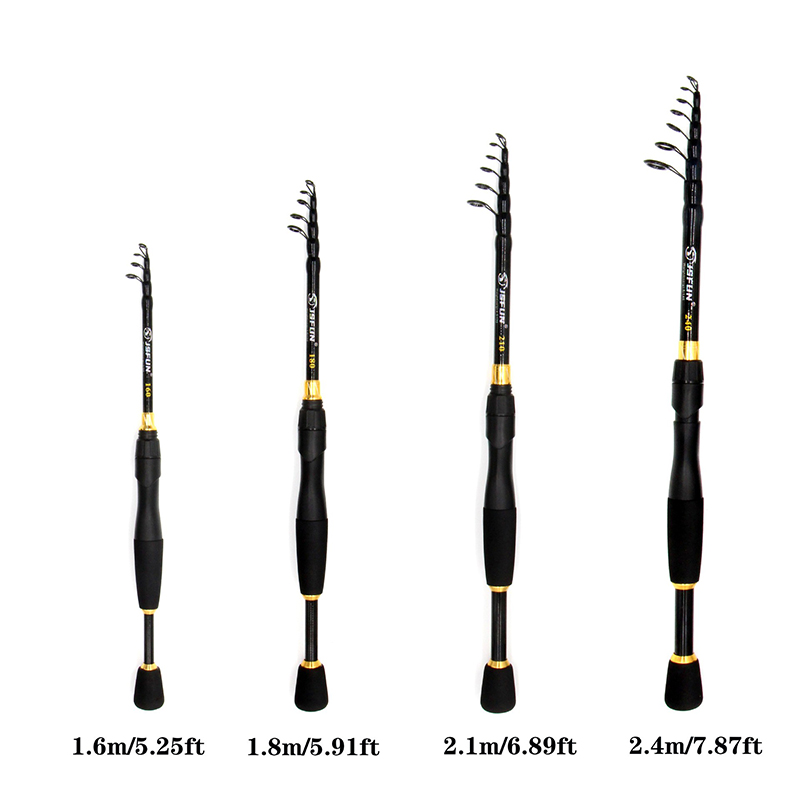 JSFUN Telescopic Fishing Rod   - Fishing Rod Combo 评论和价格