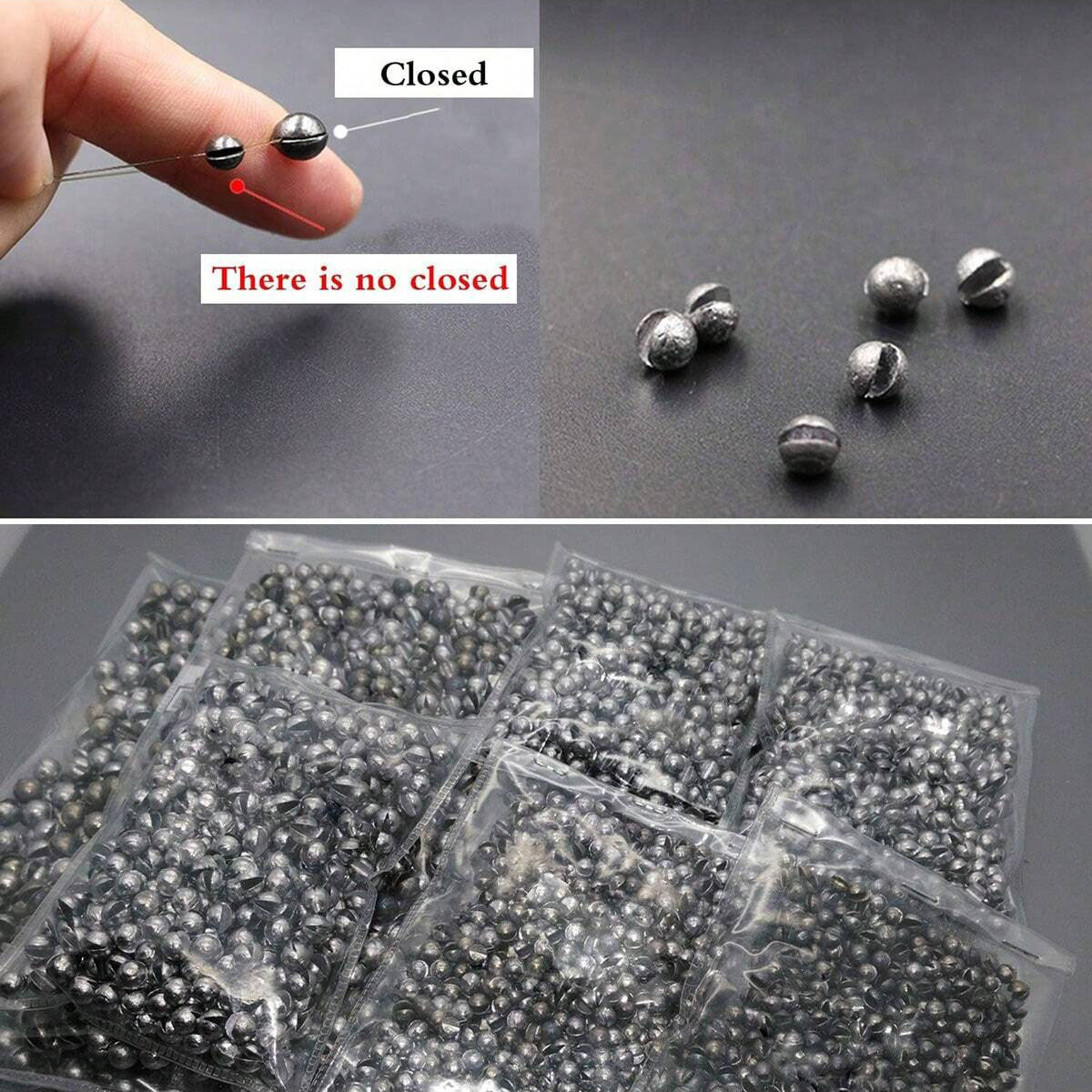 Removable Split-Shot,100Pcs Le - Fishing Rod Building Kit 评论和价格